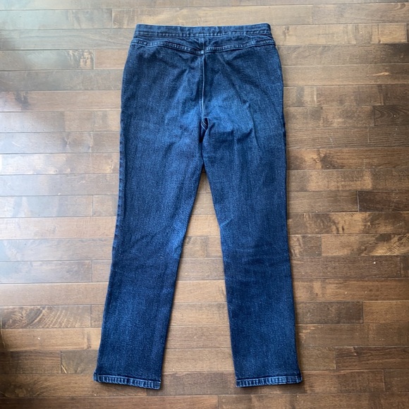 Lauren Jeans Co Blue Hi-Rise Slim Jeans Zip Ankle Size 4 - Picture 8 of 11